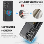Custodia per telefono in pelle staccabile con scheda multipla RFID serie DG.MING M5, For Galaxy S26+ 5G, For Galaxy S26 Ultra 5G, For Galaxy S26 5G, For Samsung Galaxy S25 FE 5G