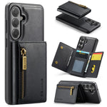 Custodia per telefono in pelle staccabile con scheda multipla RFID serie DG.MING M5, For Galaxy S26+ 5G, For Galaxy S26 Ultra 5G, For Galaxy S26 5G, For Samsung Galaxy S25 FE 5G