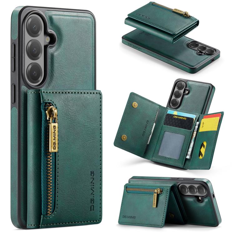 Custodia per telefono in pelle staccabile con scheda multipla RFID serie DG.MING M5, For Galaxy S26+ 5G, For Galaxy S26 Ultra 5G, For Galaxy S26 5G, For Samsung Galaxy S25 FE 5G