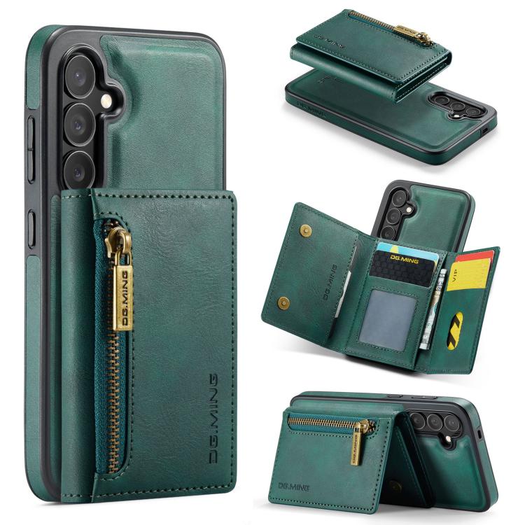 Custodia per telefono in pelle staccabile con scheda multipla RFID serie DG.MING M5, For Samsung Galaxy S25 Edge 5G, For Galaxy S25 5G, For Galaxy S25+ 5G, For Samsung Galaxy S25 Ultra 5G