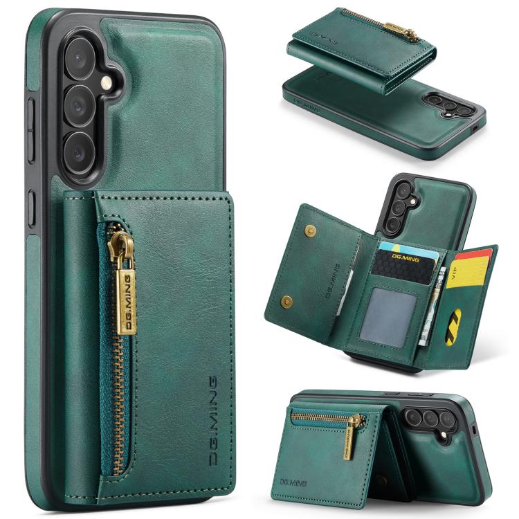 Custodia per telefono in pelle staccabile con scheda multipla RFID serie DG.MING M5, For Samsung Galaxy S25 Edge 5G, For Galaxy S25 5G, For Galaxy S25+ 5G, For Samsung Galaxy S25 Ultra 5G