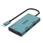 Adattatore Onten M206 4 in 1 Tipo C a doppio HDMI VGA 3,5 mm