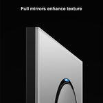 Pannello interruttori vetro temperato LED 86 mm grigio