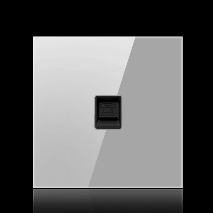 Pannello interruttori vetro temperato LED 86 mm grigio