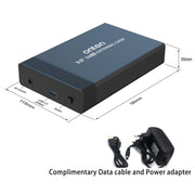 Onten UHD3 Custodia per disco rigido esterno HDD USB 3.0 da 3,5 pollici, US Plug