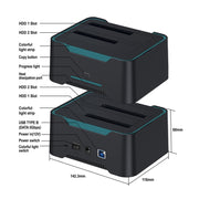 Base di espansione per docking station per disco rigido esterno Onten UHD6 Dual Bay