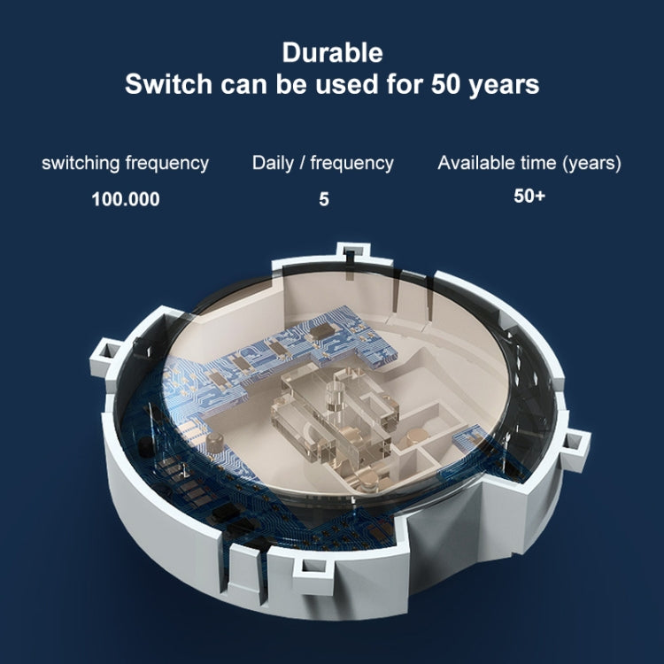 Pannello interruttori in vetro temperato LED rotondo da 86 mm, vetro rotondo dorato, One Open Dual Control, Two Billing Control, Two Open Dual Control, Three Billing Control, Three Open Dual Control, Four Billing Control, Four Open Dual Control        ...