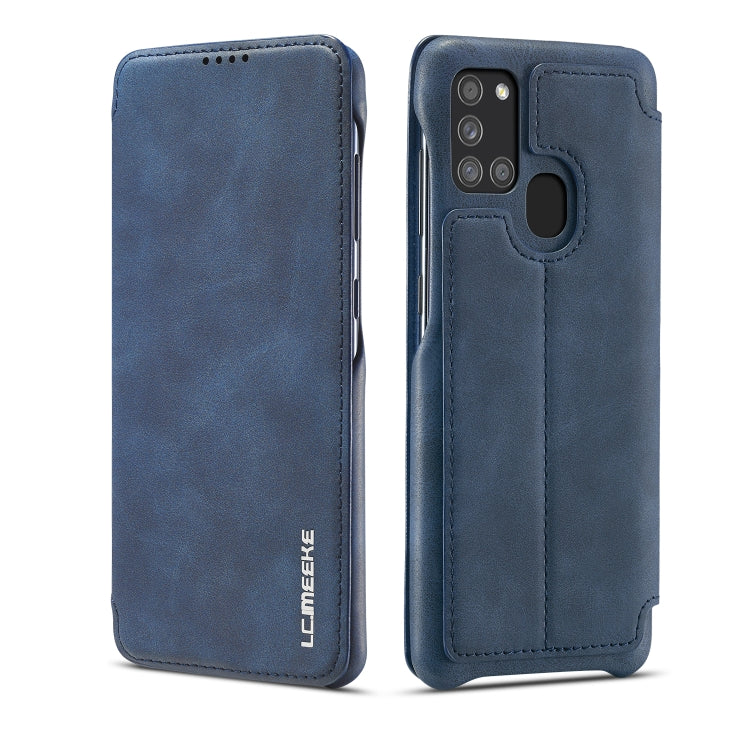 Custodia portafoglio in pelle orizzontale per Samsung Galaxy A21s