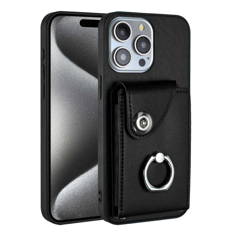 Custodia per telefono con porta carte per organo, For iPhone 16, For iPhone 15 Pro Max, For iPhone 15 Pro, For iPhone 15 Plus