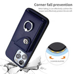 Custodia per telefono con porta carte per organo, For iPhone 14 Pro Max, For iPhone SE 2022 / 2020 / 8 / 7, For iPhone 13 Pro Max, For iPhone 13 Pro