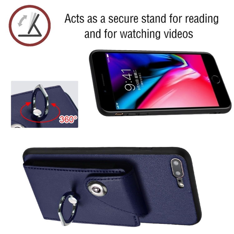 Custodia per telefono con porta carte per organo, For iPhone 8 Plus / 7 Plus