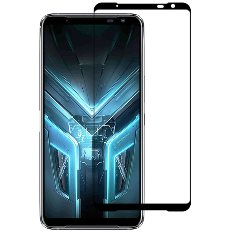 Pellicola in vetro temperato a schermo intero con colla completa, For Asus Rog Phone 3
