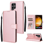 Custodia per cellulare multifunzionale in pelle con chiusura orizzontale con tre slot per schede, For Samsung Galaxy S24 Ultra 5G, For Samsung Galaxy S24+ 5G, For Samsung Galaxy S24 5G, For Samsung Galaxy A05s