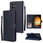 Custodia per cellulare multifunzionale in pelle con chiusura orizzontale con tre slot per schede, For Samsung Galaxy S24 Ultra 5G, For Samsung Galaxy S24+ 5G, For Samsung Galaxy S24 5G, For Samsung Galaxy A05s