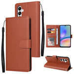 Custodia per cellulare multifunzionale in pelle con chiusura orizzontale con tre slot per schede, For Samsung Galaxy S24 Ultra 5G, For Samsung Galaxy S24+ 5G, For Samsung Galaxy S24 5G, For Samsung Galaxy A05s