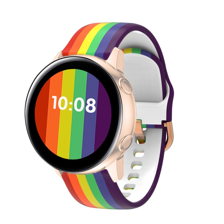 Cinturino in silicone universale 20mm 22mm per Galaxy Watch
