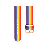 Cinturino di ricambio per cinturino di ricambio in silicone arcobaleno universale, 20mm, 22mm