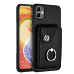 Custodia per telefono in PU con supporto per anello per borsa per carte d'organo, For Samsung Galaxy A24 4G, For Samsung Galaxy A04e / M04 / F04 4G, For Samsung Galaxy A34 5G, For Samsung Galaxy A54 5G