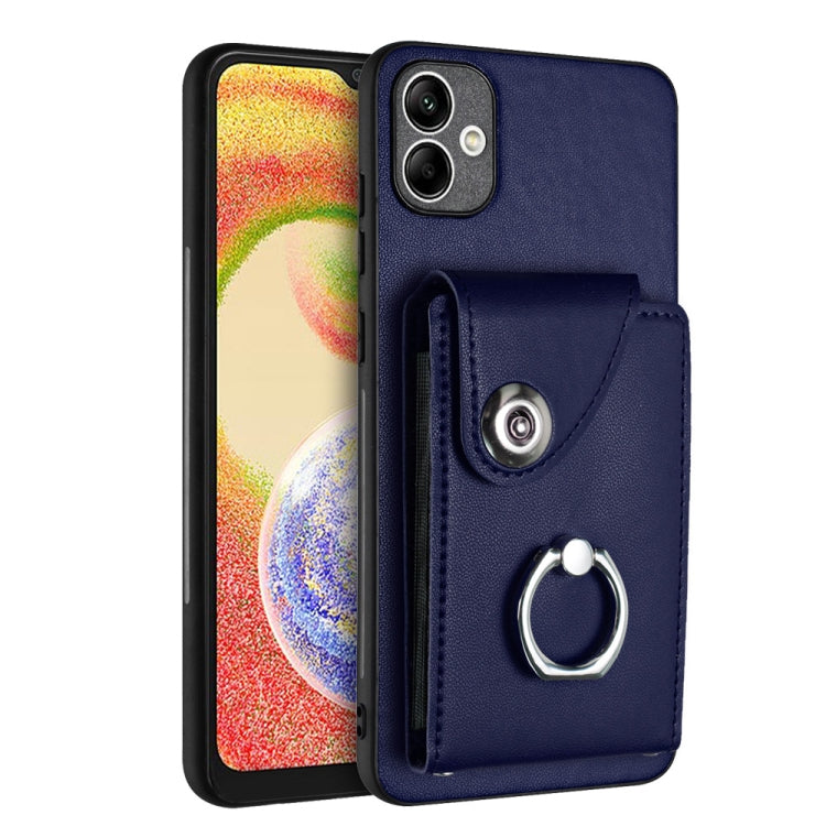 Custodia per telefono in PU con supporto per anello per borsa per carte d'organo, For Samsung Galaxy A05, For Samsung Galaxy A05s 4G, For Samsung Galaxy A25 5G Global, For Samsung Galaxy S23 FE 5G