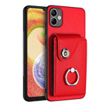 Custodia per telefono in PU con supporto per anello per borsa per carte d'organo, For Samsung Galaxy A05, For Samsung Galaxy A05s 4G, For Samsung Galaxy A25 5G Global, For Samsung Galaxy S23 FE 5G