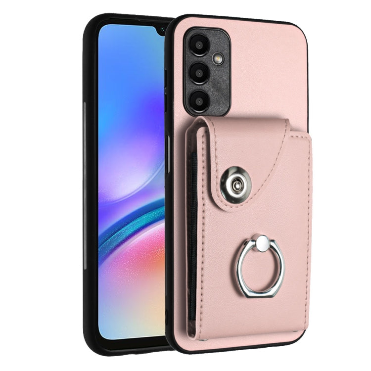 Custodia per telefono in PU con supporto per anello per borsa per carte d'organo, For Samsung Galaxy A05, For Samsung Galaxy A05s 4G, For Samsung Galaxy A25 5G Global, For Samsung Galaxy S23 FE 5G
