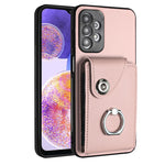 Custodia per telefono in PU con supporto per anello per borsa per carte d'organo, For Samsung Galaxy A53 5G, For Samsung Galaxy A33 5G, For Samsung Galaxy A13 4G, For Samsung Galaxy S22 Ultra 5G