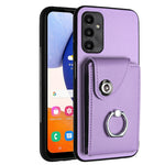 Custodia per telefono in PU con supporto per anello per borsa per carte d'organo, For Samsung Galaxy S23 Ultra 5G, For Samsung Galaxy S23+ 5G, For Samsung Galaxy S23 5G, For Samsung Galaxy A14 5G