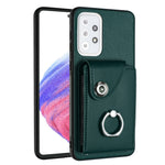 Custodia per telefono in PU con supporto per anello per borsa per carte d'organo, For Samsung Galaxy A53 5G, For Samsung Galaxy A33 5G, For Samsung Galaxy A13 4G, For Samsung Galaxy S22 Ultra 5G