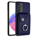 Custodia per telefono in PU con supporto per anello per borsa per carte d'organo, For Samsung Galaxy A53 5G, For Samsung Galaxy A33 5G, For Samsung Galaxy A13 4G, For Samsung Galaxy S22 Ultra 5G