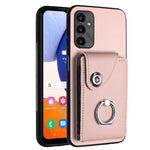 Custodia per telefono in PU con supporto per anello per borsa per carte d'organo, For Samsung Galaxy A05, For Samsung Galaxy A05s 4G, For Samsung Galaxy A25 5G Global, For Samsung Galaxy S23 FE 5G