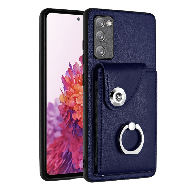 Custodia per telefono in PU con supporto per anello per borsa per carte d'organo, For Samsung Galaxy A04 4G, For Samsung Galaxy A13 5G / A04s, For Samsung Galaxy S20 FE, For Samsung Galaxy A23 165.4mm