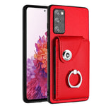 Custodia per telefono in PU con supporto per anello per borsa per carte d'organo, For Samsung Galaxy A04 4G, For Samsung Galaxy A13 5G / A04s, For Samsung Galaxy S20 FE, For Samsung Galaxy A23 165.4mm