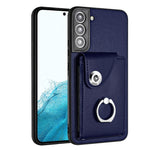 Custodia per telefono in PU con supporto per anello per borsa per carte d'organo, For Samsung Galaxy S22+ 5G, For Samsung Galaxy S22 5G, For Samsung Galaxy S21 FE 5G, For Samsung Galaxy A52 5G