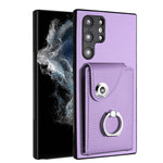 Custodia per telefono in PU con supporto per anello per borsa per carte d'organo, For Samsung Galaxy A53 5G, For Samsung Galaxy A33 5G, For Samsung Galaxy A13 4G, For Samsung Galaxy S22 Ultra 5G