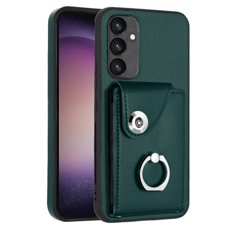 Custodia per telefono in PU con supporto per anello per borsa per carte d'organo, For Samsung Galaxy A24 4G, For Samsung Galaxy A04e / M04 / F04 4G, For Samsung Galaxy A34 5G, For Samsung Galaxy A54 5G