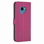 Custodia per telefono in pelle goffrata a quattro foglie, For Samsung Galaxy S9