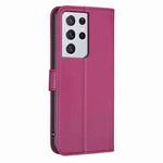 Custodia per telefono in pelle goffrata a quattro foglie, For Samsung Galaxy S21 Ultra 5G, For Samsung Galaxy A12, For Samsung Galaxy A42 5G, For Samsung Galaxy A31