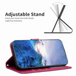Custodia per telefono in pelle goffrata a quattro foglie, For Samsung Galaxy S24 5G, For Samsung Galaxy A15, For Samsung Galaxy A05, For Samsung Galaxy A05s