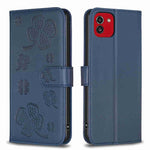 Custodia per telefono in pelle goffrata a quattro foglie, For Samsung Galaxy A03 166mm, For Samsung Galaxy S22 Ultra 5G, For Samsung Galaxy S22+ 5G, For Samsung Galaxy S22 5G