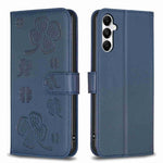 Custodia per telefono in pelle goffrata a quattro foglie, For Samsung Galaxy S24 5G, For Samsung Galaxy A15, For Samsung Galaxy A05, For Samsung Galaxy A05s