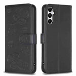 Custodia per telefono in pelle goffrata a quattro foglie, For Samsung Galaxy S24 5G, For Samsung Galaxy A15, For Samsung Galaxy A05, For Samsung Galaxy A05s