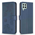 Custodia per telefono in pelle goffrata a quattro foglie, For Samsung Galaxy S21 Ultra 5G, For Samsung Galaxy A12, For Samsung Galaxy A42 5G, For Samsung Galaxy A31