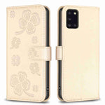 Custodia per telefono in pelle goffrata a quattro foglie, For Samsung Galaxy S21 Ultra 5G, For Samsung Galaxy A12, For Samsung Galaxy A42 5G, For Samsung Galaxy A31