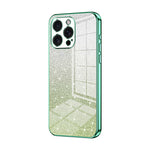 Custodia per telefono elettrolitica in polvere glitterata sfumata, For iPhone 15 Pro Max, For iPhone 15 Pro, For iPhone 15 Plus