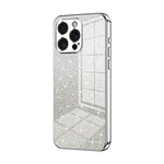 Custodia per telefono elettrolitica in polvere glitterata sfumata, For iPhone 15 Pro Max, For iPhone 15 Pro, For iPhone 15 Plus