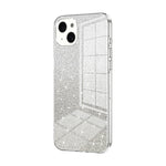 Custodia per telefono elettrolitica in polvere glitterata sfumata, For iPhone 15 Pro Max, For iPhone 15 Pro, For iPhone 15 Plus