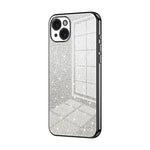 Custodia per telefono elettrolitica in polvere glitterata sfumata, For iPhone 15 Pro Max, For iPhone 15 Pro, For iPhone 15 Plus