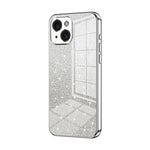 Custodia per telefono elettrolitica in polvere glitterata sfumata, For iPhone 15, For iPhone 14 Plus, For iPhone 14