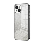 Custodia per telefono elettrolitica in polvere glitterata sfumata, For iPhone 15, For iPhone 14 Plus, For iPhone 14