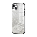 Custodia per telefono elettrolitica in polvere glitterata sfumata, For iPhone 15, For iPhone 14 Plus, For iPhone 14
